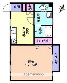 エクセル・アーバン【102号室】の間取り
