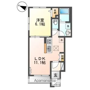 サクラーレⅡ【1階】の間取り