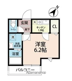 リバーパーク三郷【2階】の間取り