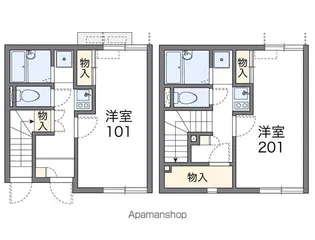 レオネクストラサ【101号室】の間取り