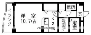 アルカディア南蔵王【104号室】の間取り