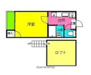 ヴィラ コレット笹原【2階】の間取り