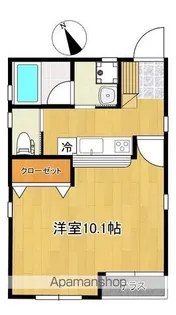 ハウス栄【101号室】の間取り