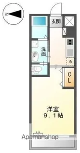 エスポワールⅡ【1階】の間取り