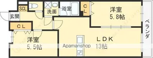 アーキビルド4【1階】の間取り