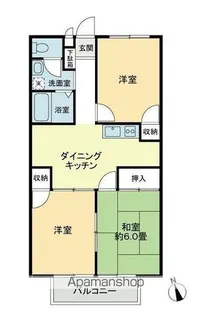 3DKの間取り画像