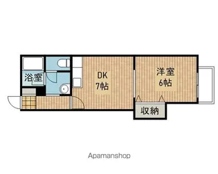 ウィングハイツ文京台【105号室】の間取り