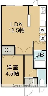ハイツMEA【2階】の間取り