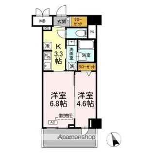ヴィラ トルチュ東刈谷【3階】の間取り