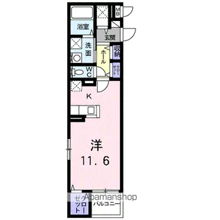 コンフォート登呂【4階】の間取り