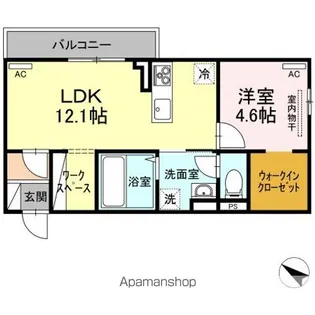 ピターニュ A【2階】の間取り