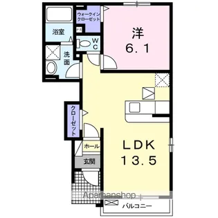 メゾンラフィネⅡ【1階】の間取り