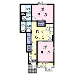 ウィステリアスタイル【1階】の間取り