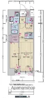 愛知県名古屋市東区代官町【マンション】の間取り