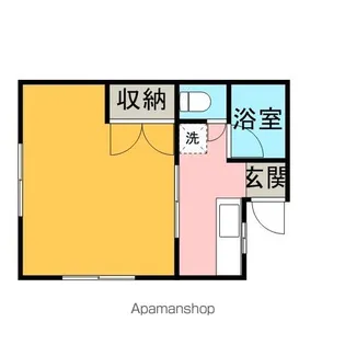 テラス・シュンB【22号室】の間取り