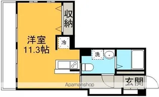 クルーカ【4階】の間取り