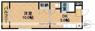 サンデリアーナムーン【3階】の間取り