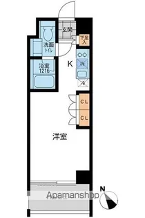 1Rの間取り画像