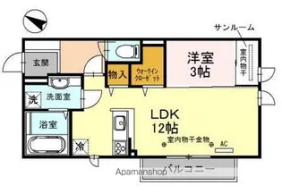 アピテ21【2階】の間取り