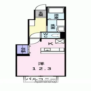 マーベラス柏井【1階】の間取り