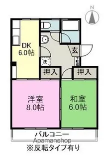 コーポ塩野【303号室】の間取り