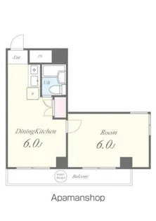 セジュール田町【5階】の間取り
