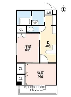 アーバンステイツ上福岡【501号室】の間取り