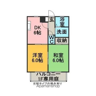 サウスホーム【1階】の間取り