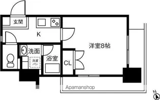 タウンライフ内山【8階】の間取り