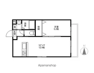 ヴィクトワール大供【1階】の間取り