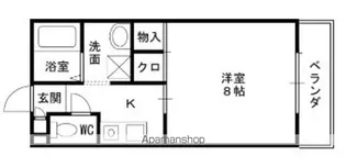 サンモール【D202号室】の間取り