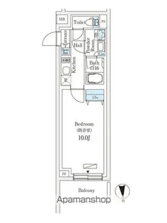 東京都練馬区桜台3丁目【マンション】の間取り