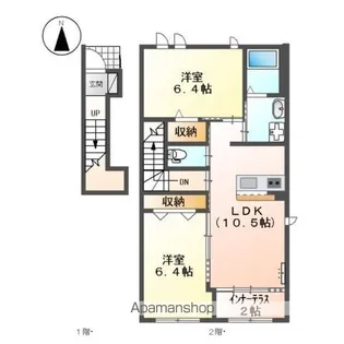 シリウス・M【201号室】の間取り
