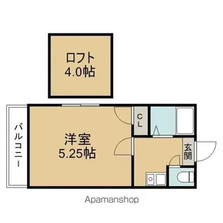 アーデンハイム香椎【206号室】の間取り