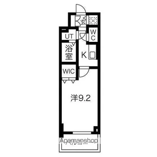 エスリード今池ルミナス【13階】の間取り