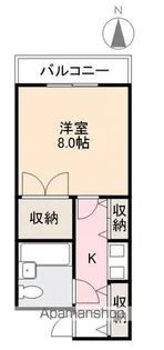 円尾マンション【2階】の間取り