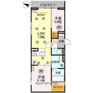 TIMELESS B【2階】の間取り
