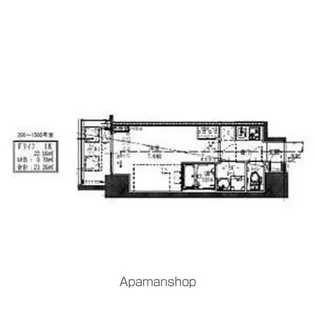 S-RESIDENCE福島玉川Deux【8階】の間取り