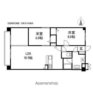 フィール野田公園【14階】の間取り