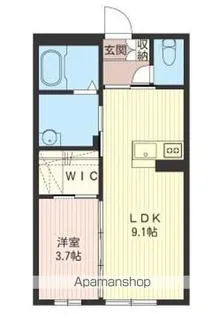 群馬県太田市新島町【アパート】の間取り