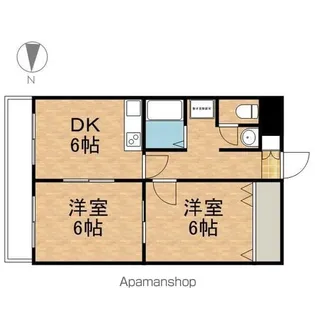 ライブトピア高尾【3階】の間取り
