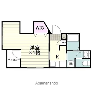 オーシャンパレス・KAI【403号室】の間取り