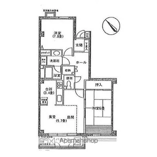 コスモリード三軒茶屋【3階】の間取り