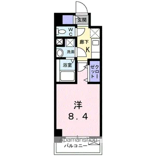 ルーカスいづろ【8階】の間取り