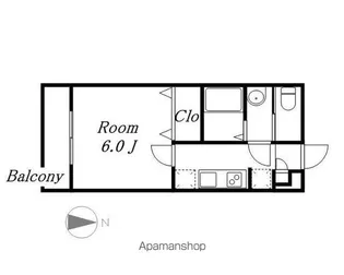 パインテール千成【3階】の間取り