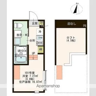 ハルティーニ【1階】の間取り