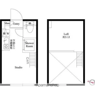 ハーモニーテラス上池袋Ⅲ【1階】の間取り
