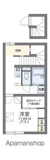 レオパレスアイフィールド【212号室】の間取り