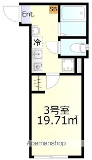 シュテルン蒲田【3階】の間取り