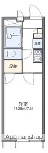 レオパレスコスモハウス【107号室】の間取り